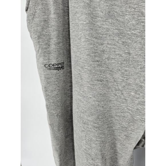 Copper Fit Women's Gray Elastic Lace Closer Pockets Blended Fiber Pant Size L/XL - Picture 2 of 6